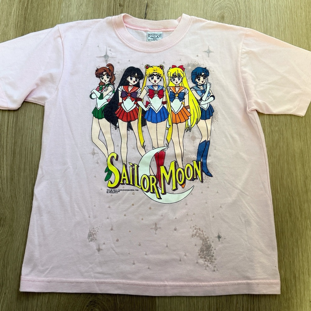 Vintage 90s Dead Stock 1995 Sailor Moon Anime Single Stitch Tshirt - Picture 10 of 10